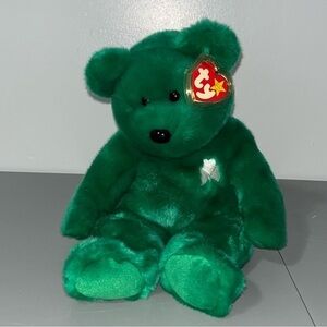 3/25$(Mix) Ty Beanie Buddy Erin the St. PATRICK'S DAY  Bear 1998, Retired NWT